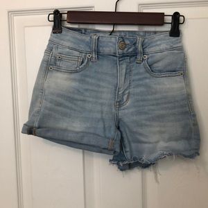 Stretchy jean shorts